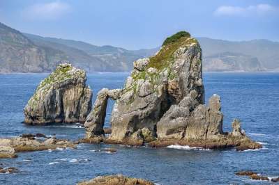 岩石 海 哥斯达黎加 亲爱的 云 玛丽娜 景观