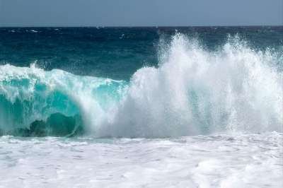 景观 海浪 海 海滩 泡沫 蓝色的 哥斯达黎加 玛丽娜