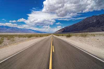 死亡之谷 路 景观 沙漠 自然 干燥 全景 离开 移动 旅行