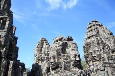 柬埔寨 吴哥窟 废墟 员工 文化节 天空 旅行 冒险