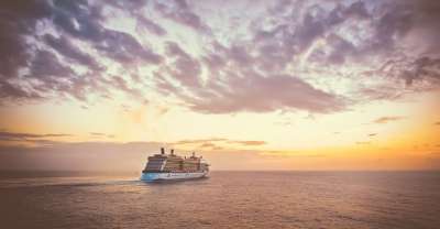 巡航 船 日落 旅行 海 假期 海洋 天空 奢华 旅游 血管