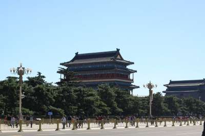 正阳门 北京 历史建筑 前门 旅游景点 中国 门 城