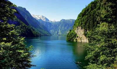 Königssee Malerwinkel 巴伐利亚 自然 湖 景观