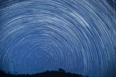 星空 星轨 夜晚 天空 夜晚的天空 星星 繁星点点 夜深人静的时候