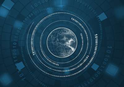 抽象 几何的 世界 地图 小册子 企业设计 模板 背景 全球的
