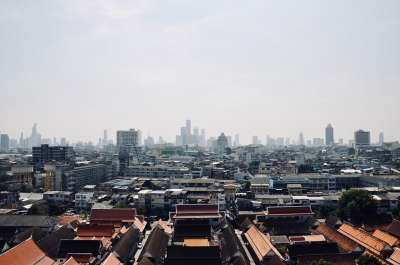 亚洲 泰国 曼谷 看法 摩天大楼 天际线 房屋 城市