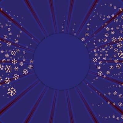 圆形的框架 无限雪 午夜蓝色的 空广告文案 空白负空间 抽象的卡通技术