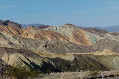 Zabriskie Zabriskie 点 死亡之谷 加利福尼亚州 美国