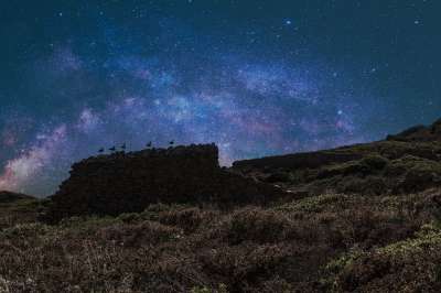 阿雅克肖 法国 科西嘉 星空 星系 海岛 旅行 夜晚 勘探