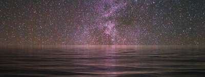 星星 水 横幅 标题 景观 自然