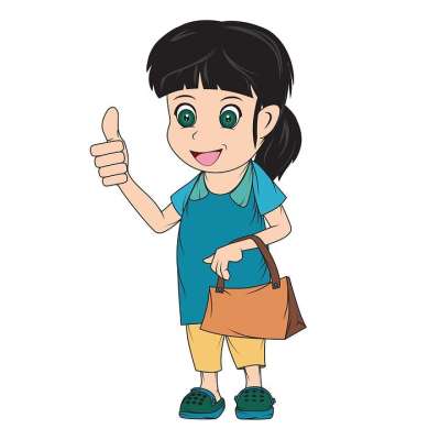 女士 卡通片 购物 赤壁 动漫 漫画 拇指 市场 有趣的 笑