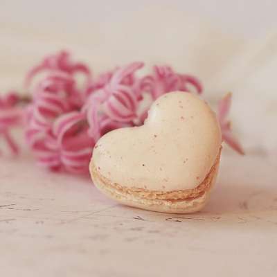 Macaron 心 糕点 心马卡龙 爱 法式糕点 法国蛋白杏仁饼干