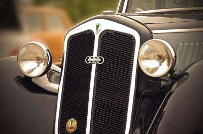 古董车 Dkw F7 奥迪工厂 茨维考 前轮驱动 老的 汽车 旧车