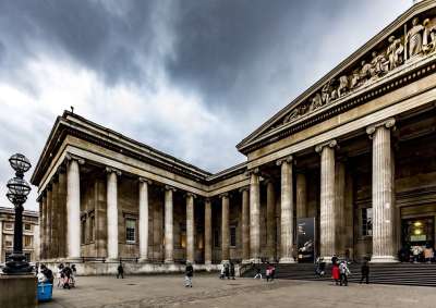 英国的博物馆 博物馆 伦敦 英国 城市 文化 艺术 天空 柱子