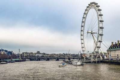 摩天轮 伦敦眼 河 骑 英国 地标 泰晤士河 结构 城市 旅游