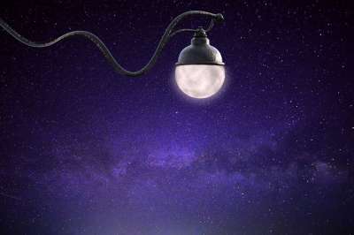 星空 月亮 灯 宇宙 天文学 空间 科学 操纵 作品