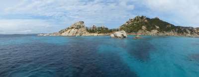 撒丁岛 La Maddalena 岛 海 意大利 岩石 海岸