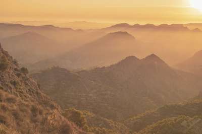 景观 山 天空 多雾路段 早晨 日出 日落 地平线 背景 自然