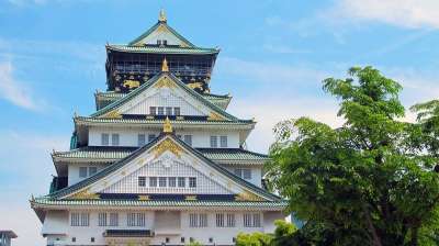 大阪城 日本 奥古 大阪 地标 亚洲风格 体系结构 六世纪