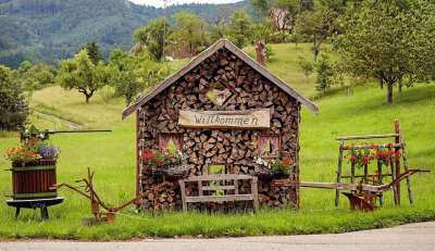 房子 建造 Holzhaus 建筑学 黑森林