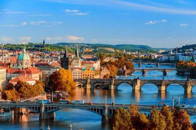 桥梁 布拉格 Czechia 水 城市 镇 城市景观 结构 河