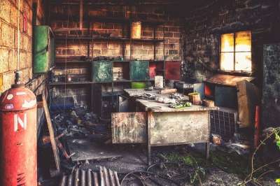 作坊 工厂 丢失的地方 Pforphoto 行业 已到期 残破
