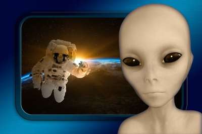 外星人 飞船 宇航员 空间 太空旅行 宇宙 星星 天文学
