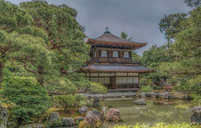 京都 日本 寺庙 银阁寺 文化 古老的 宗教 旅行 亚洲 佛教