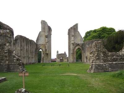英国 大不列颠 修道院 废墟 老的 历史的 地标 自然 目睹