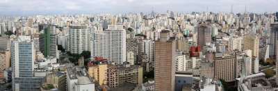 圣保罗 建筑 全景 空气 巴西 城市 建筑学 都会 Vista