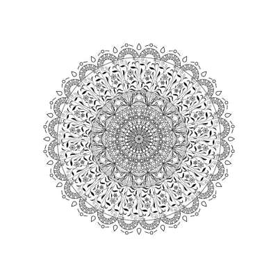 花 抽象 花的 手饰 手绘 曼荼罗 印度人 画花 装饰品 装饰
