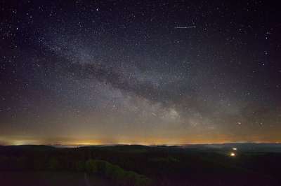 银河系 夜晚 银河 星星 星空 空间 夜空 景观 天文学