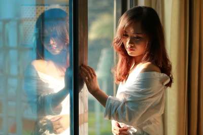 时尚 亚洲人 日本人 中国人 美丽的 女士 女孩 年轻 裙子