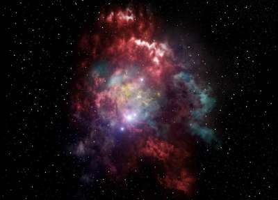 星云 蒙太奇 覆盖 科幻小说 空间 宇宙 未来 科幻 背景