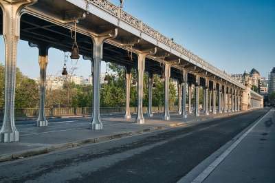 巴黎 高架桥 桥 路 支柱 结构体 城市的 城市 法国