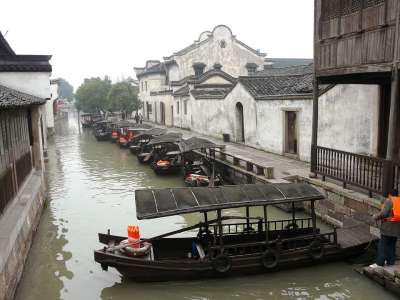 河 乌镇 水镇 桐乡市 中国 船 水 航海的 海洋 运输