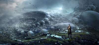 幻想 景观 螺旋 男人 超现实的 分形 自然 极好的 神秘