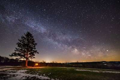 银河系 夜晚 独自的 恐惧 黑暗的 星星 星空 宇宙 天堂