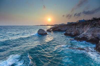 海 波浪 海岸 海洋 海岸线 悬崖 巨石 岩层 海景 自然