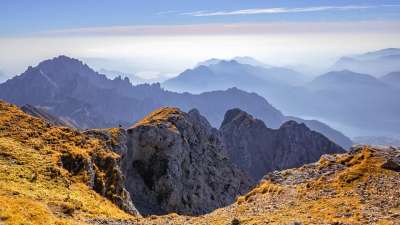 景观 山 全景 情绪 照明心情