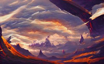 幻想 山 景观 山 山 山 山 山