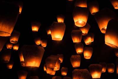 天灯 节日 落灯 祈祷 希望 天灯 天灯 天灯 天灯 天灯