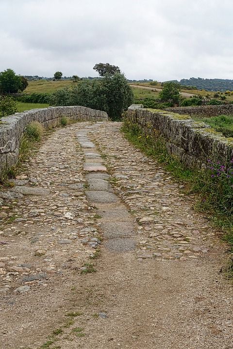 桥 穿越 通路 路 历史性 风景秀丽的 结构体