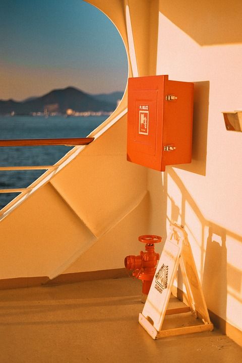邮轮 Cruise 夕阳 大海