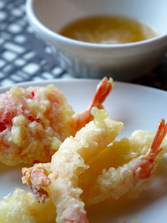 天妇罗 日本人 美食 油炸 海鲜 日本 大虾 虾