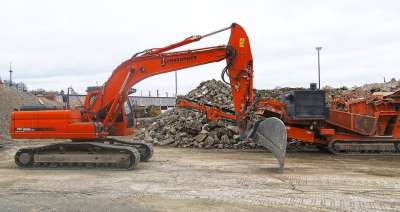 挖掘机 排序抓钩 拆除 消除 破碎机 建筑废墟 拆卸公司 拆迁机