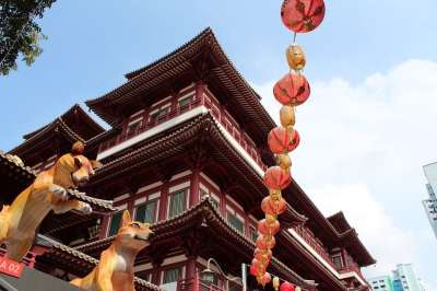 唐人街 新加坡 中国 建造 建筑学 灯 旅游景点 历史性 文化