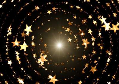 星星 空间 夜晚 星空 天堂 发光 装饰品 圣诞节 圣诞之星