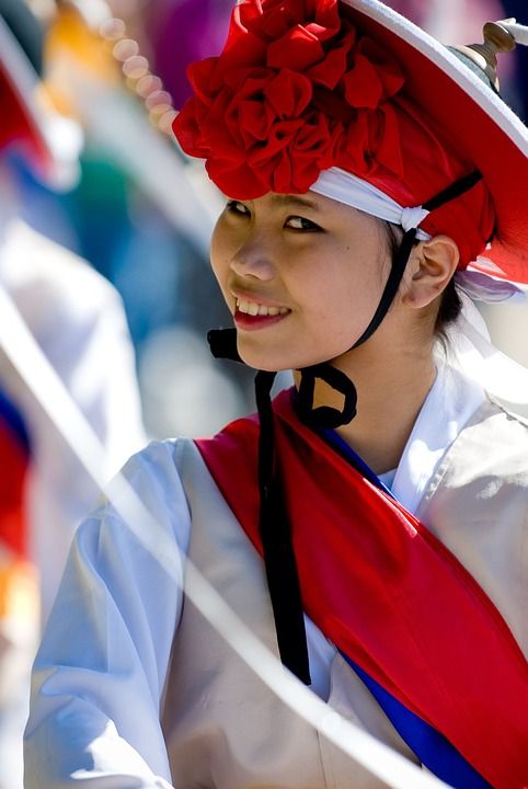 朝鲜语 女士 Maefchen 装饰 传统 韩国 荣山 落下