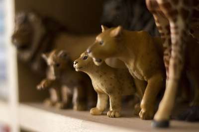 人物 玩具 Schleich 狮子 非洲 孩子们 狮子宝宝 长颈鹿